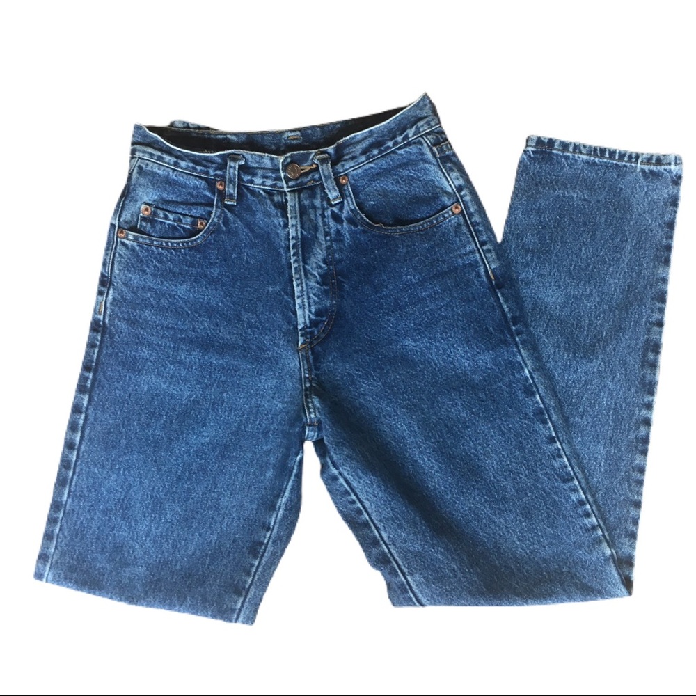Vintage 80s High Waist Pepe Denim Jeans button fly